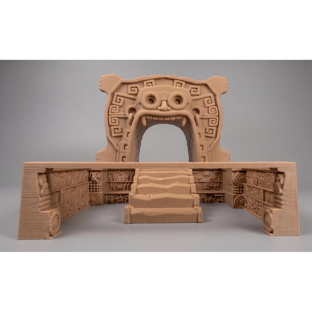 Ancient Aztec Temple Reptile Hide | Cross Section Burrow Cave